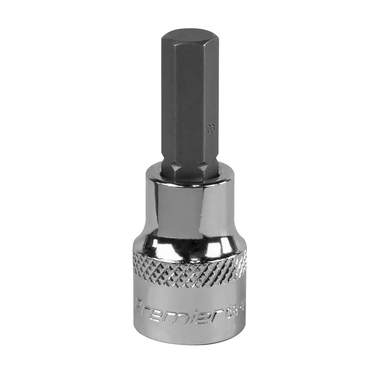 Sealey Premier Hex Socket Bit 8Mm 3/8"Sq Drive 1