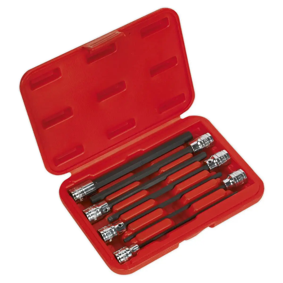 Sealey Premier Hex Socket Bit Set 7Pc 3/8"Sq Drive 150Mm Metric 1