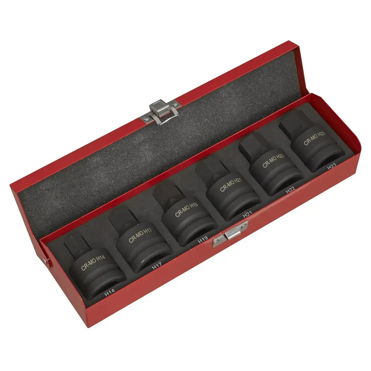Sealey Premier Impact Hex Socket Bit Set 6Pc 3/4"Sq Drive 1