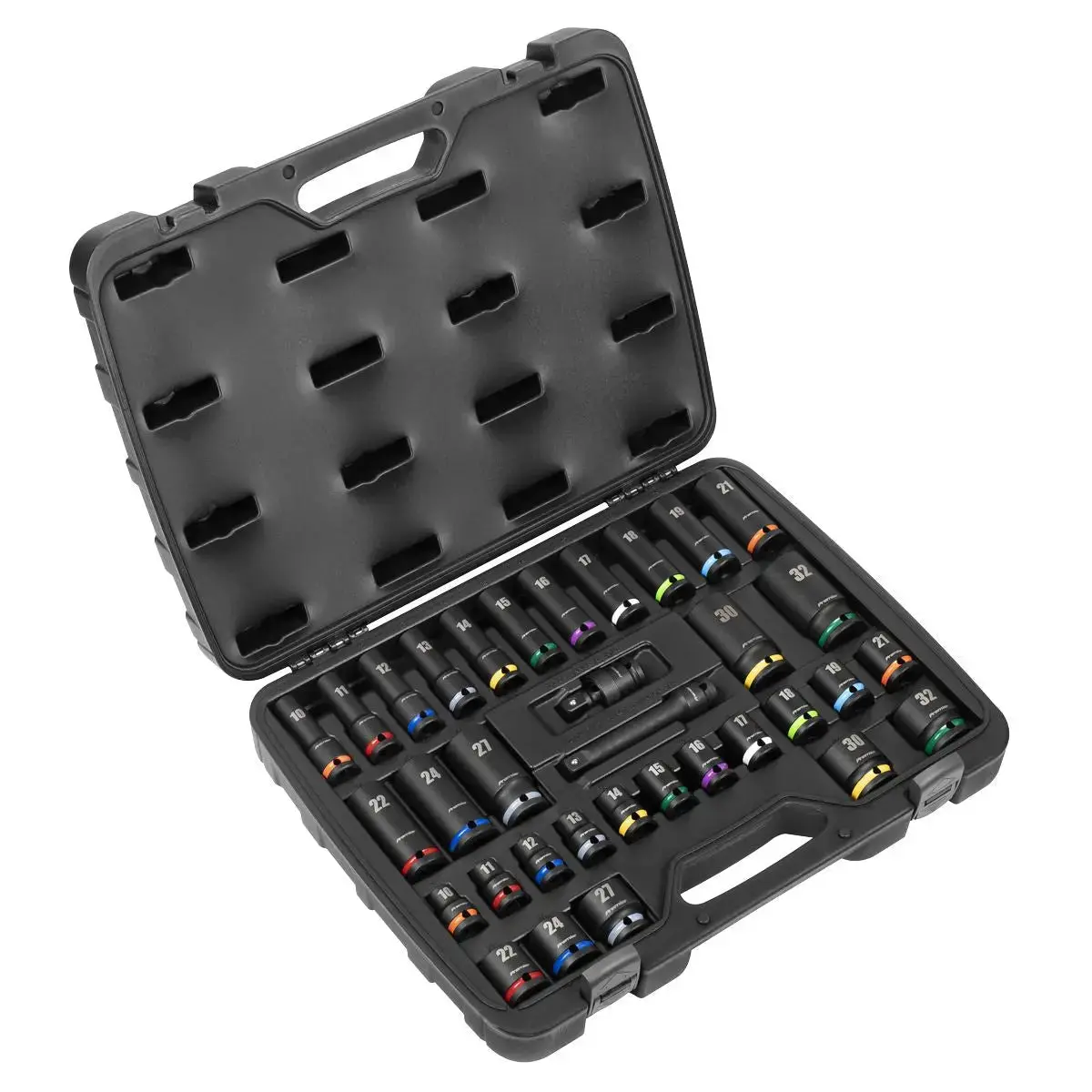 Sealey Premier Impact Socket Set 1/2"Sq Drive 34Pc 1