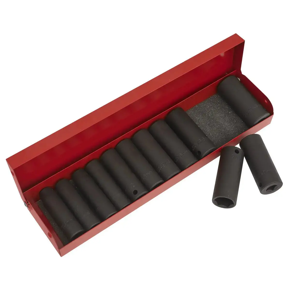 Sealey Premier Impact Socket Set 12Pc Deep 3/8"Sq Drive Metric/Imperial 1