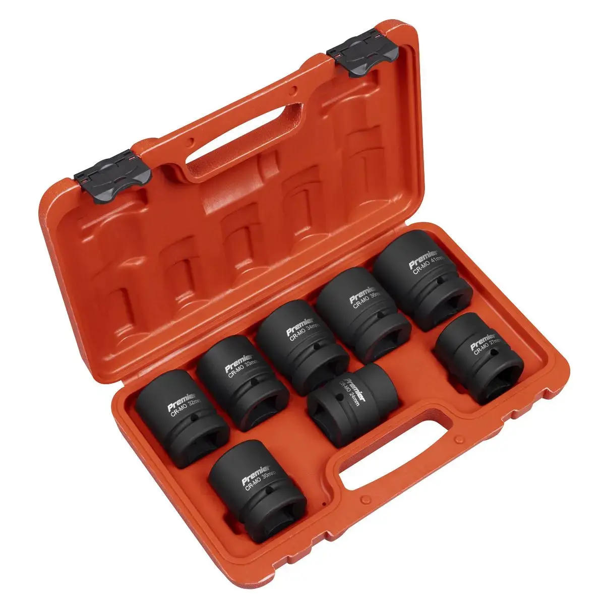 Sealey Premier Impact Socket Set 1"Sq Drive 8Pc 1