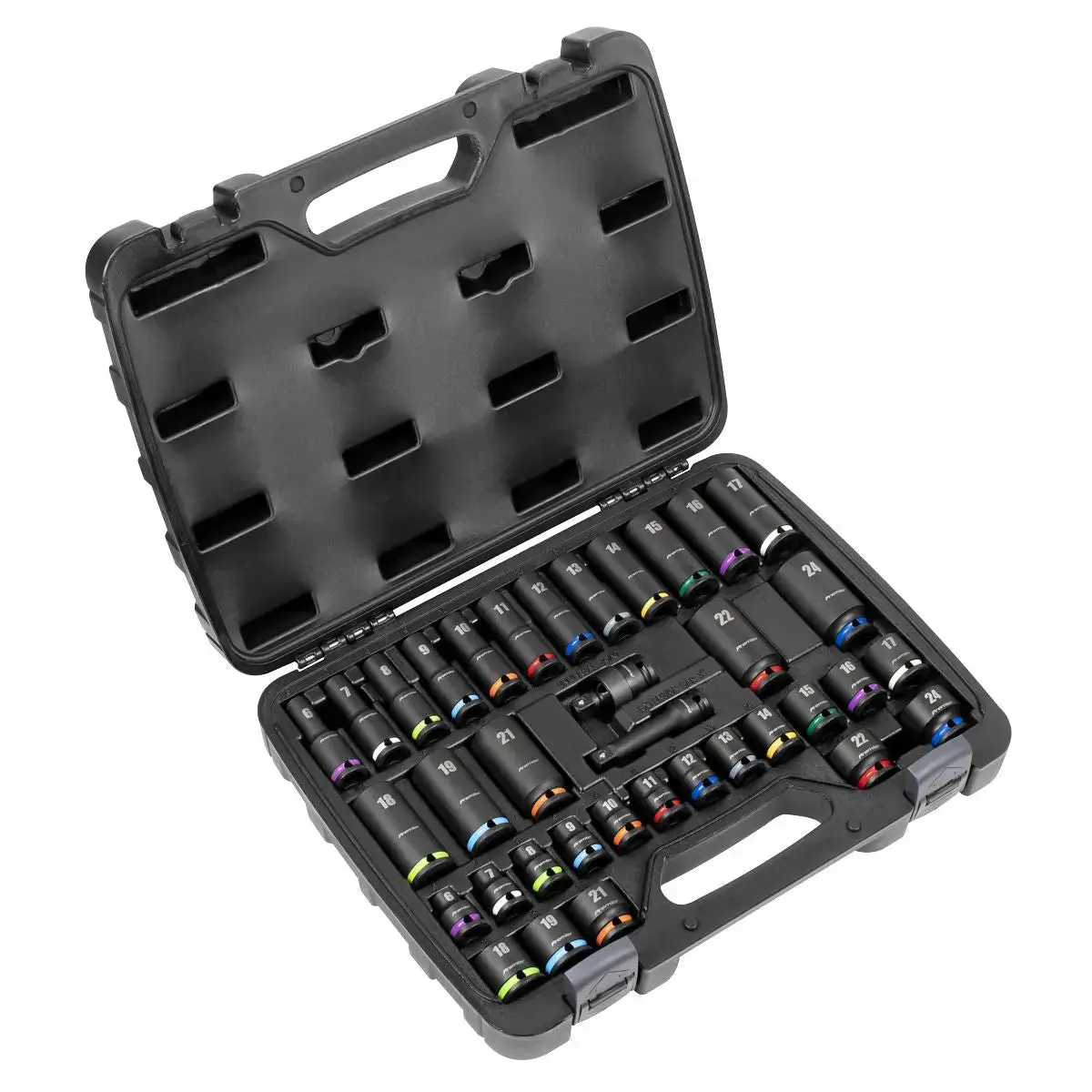 Sealey Premier Impact Socket Set 3/8"Sq Drive 36Pc 1