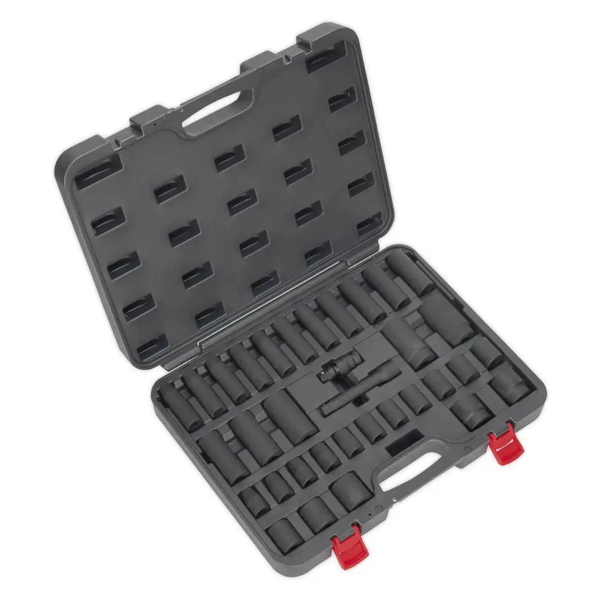 Sealey Premier Impact Socket Set 34Pc 1/2"Sq Drive Metric 1