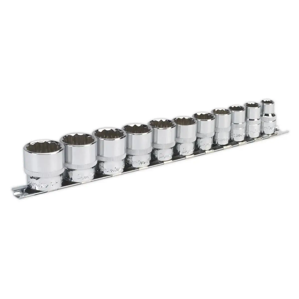 Sealey Premier Imperial Socket Set 3/8"Sq Drive 12-Point 11Pc 1