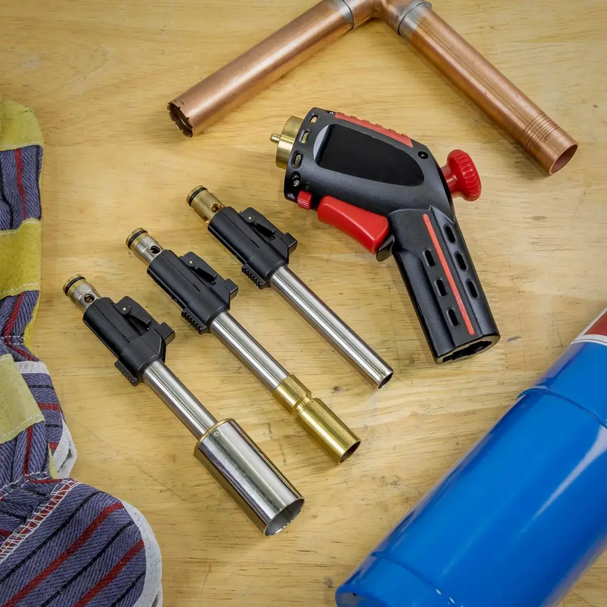 Sealey Premier Interchangeable Propane Torch Set 3-In-1 2