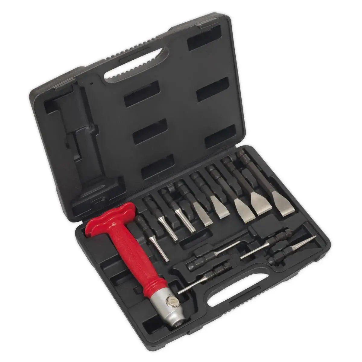 Sealey Premier Interchangeable Punch & Chisel Set 13Pc 1
