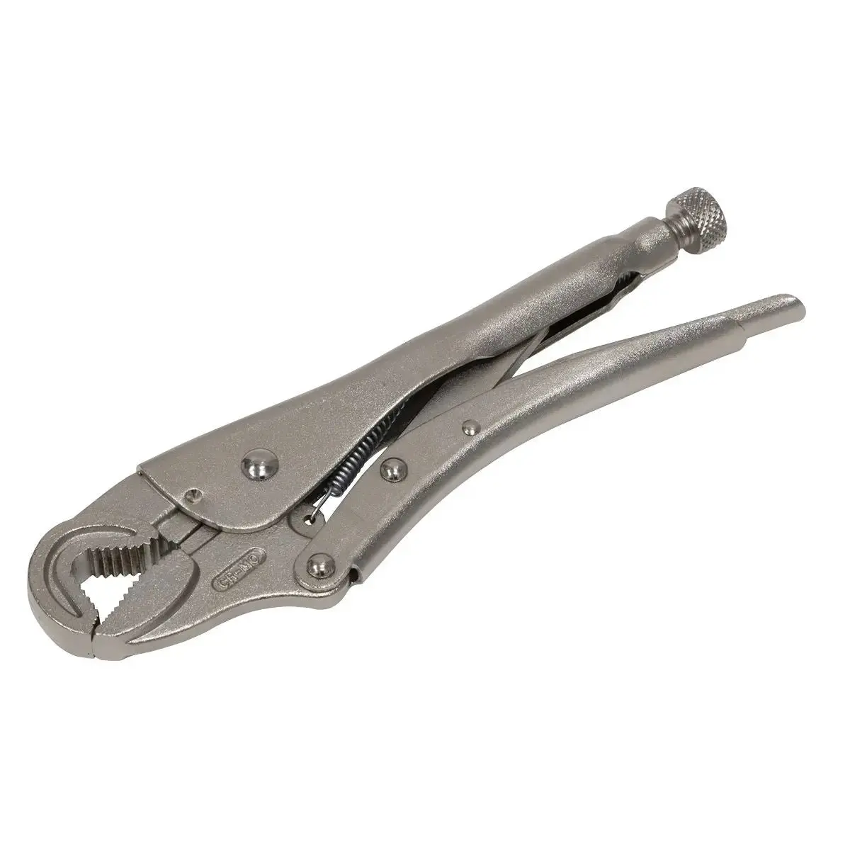 Sealey Premier Locking Pliers Round Jaws 235Mm 0-50Mm Capacity 1