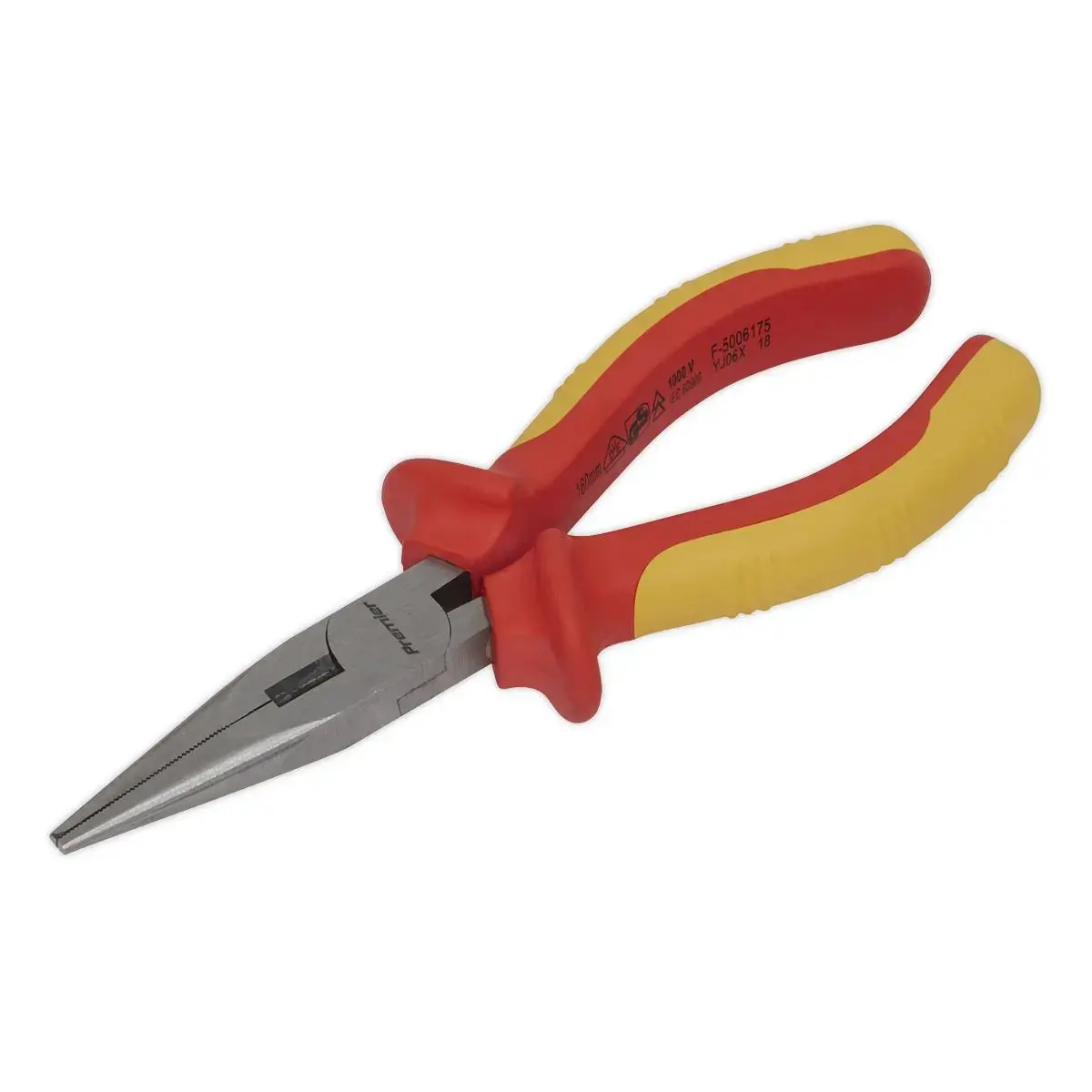 Sealey Premier Long Nose Pliers 160Mm Vde Approved 1