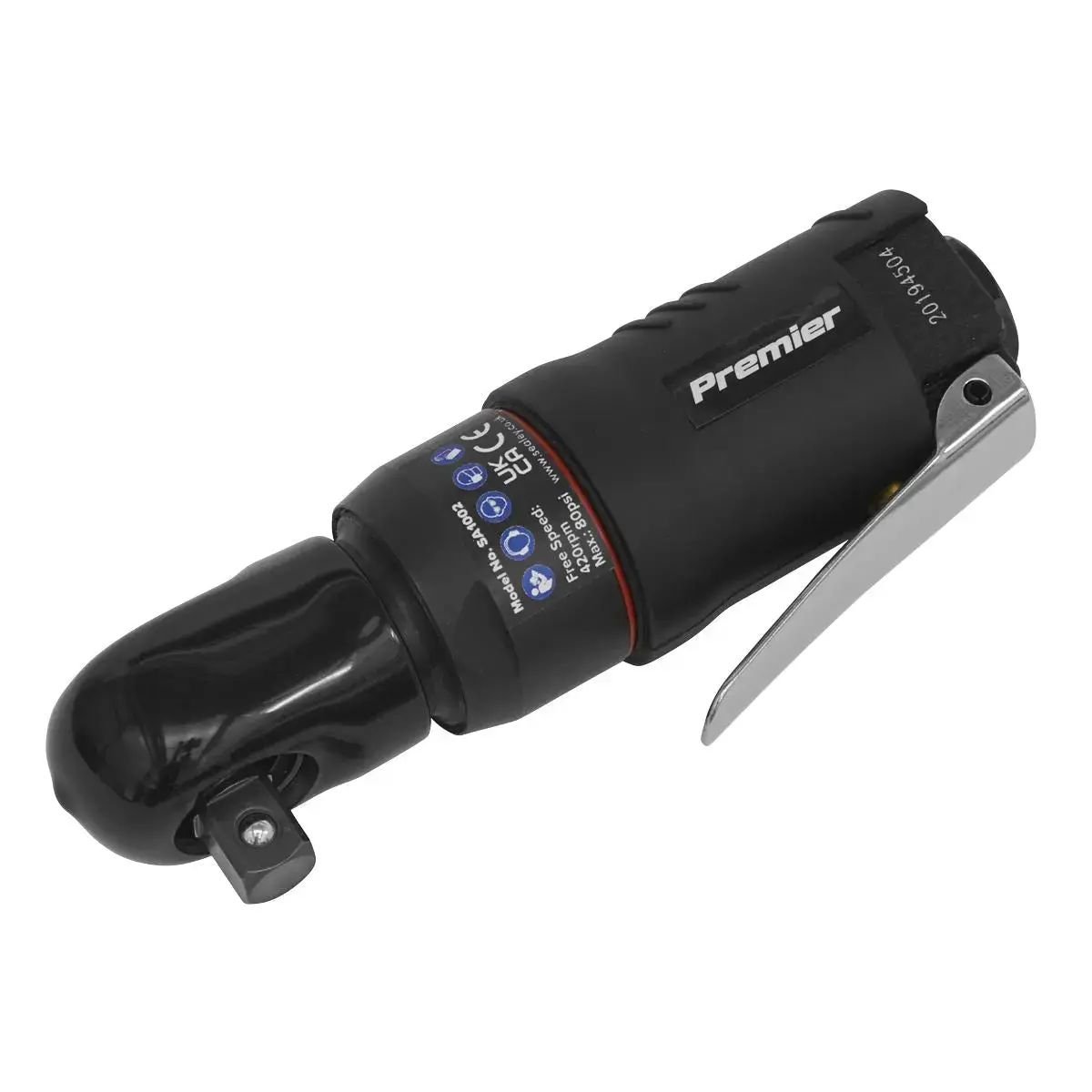 Sealey Premier Mini Air Ratchet Wrench 3/8"Sq Drive 1