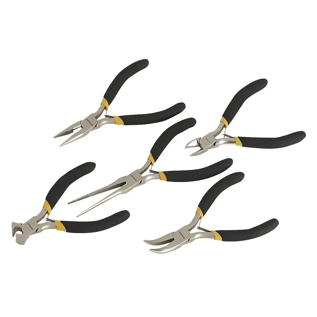 Sealey Premier Mini Pliers Set 5Pc Ni-Fe Finish 1