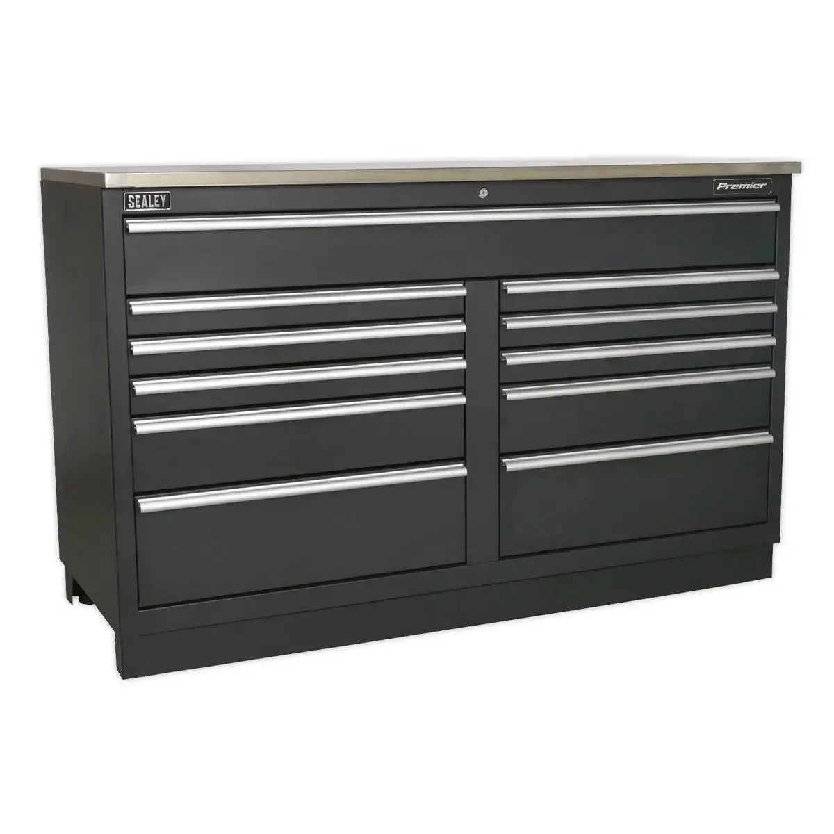 Sealey Premier Modular Floor Cabinet 11 Drawer 1550Mm Heavy-Duty 1