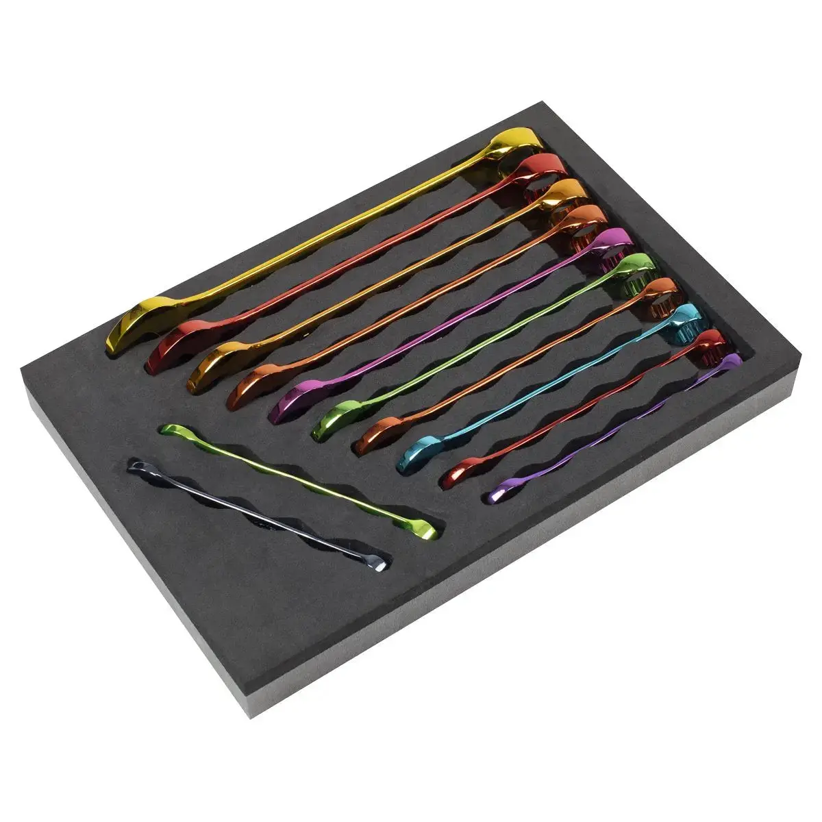 Sealey Premier Multi-Coloured Combination Spanner Set 12Pc 1