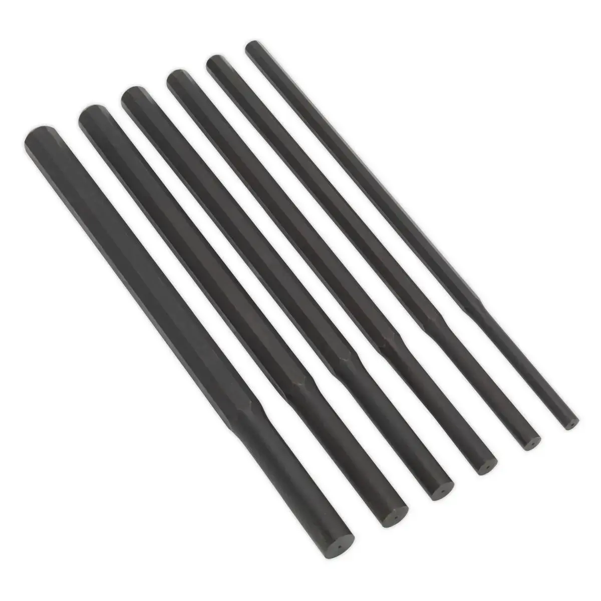 Sealey Premier Parallel Pin Punch Set 6Pc Heavy-Duty Metric 1
