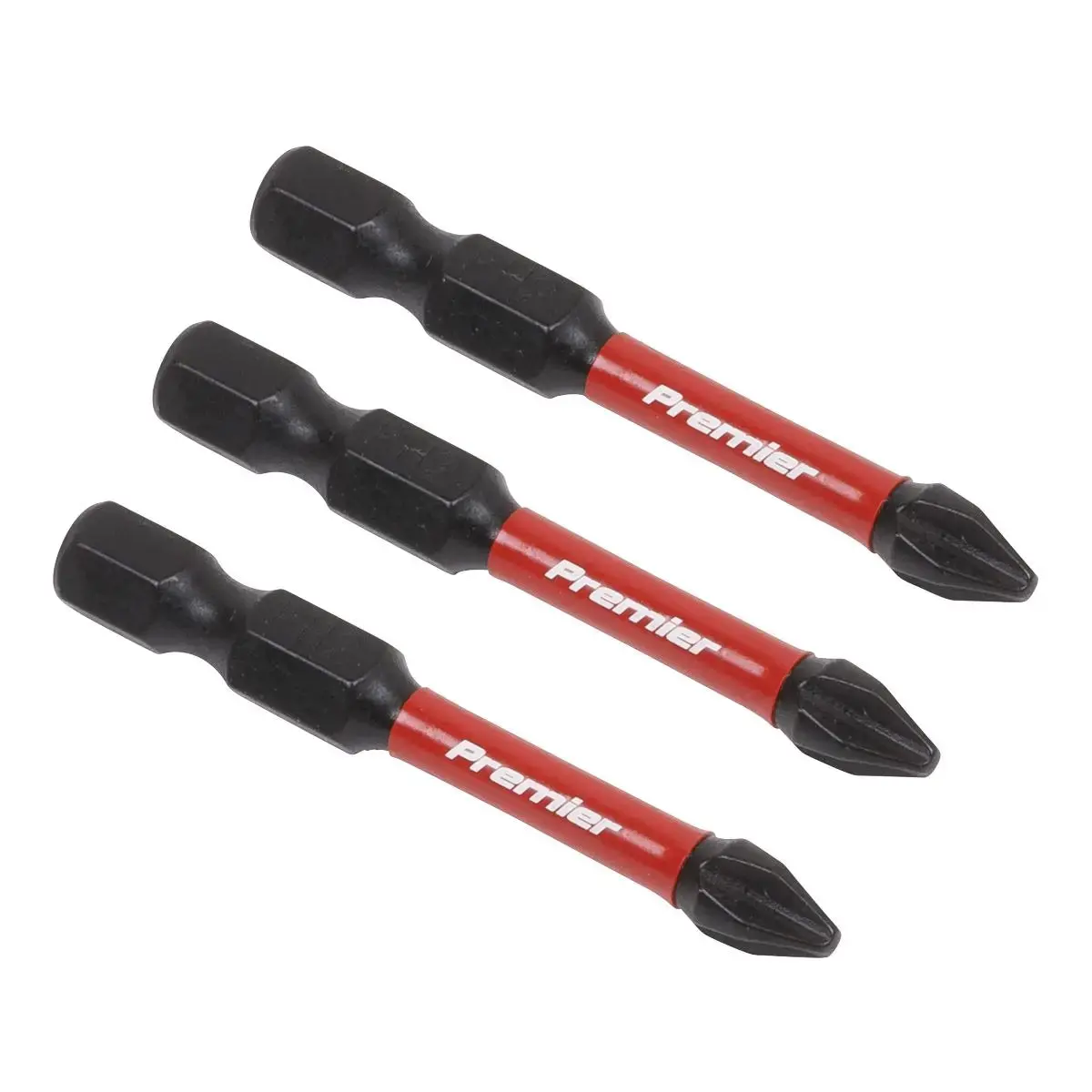 Sealey Premier Phillips #2 Impact Power Tool Bits 50Mm - 3Pc 1
