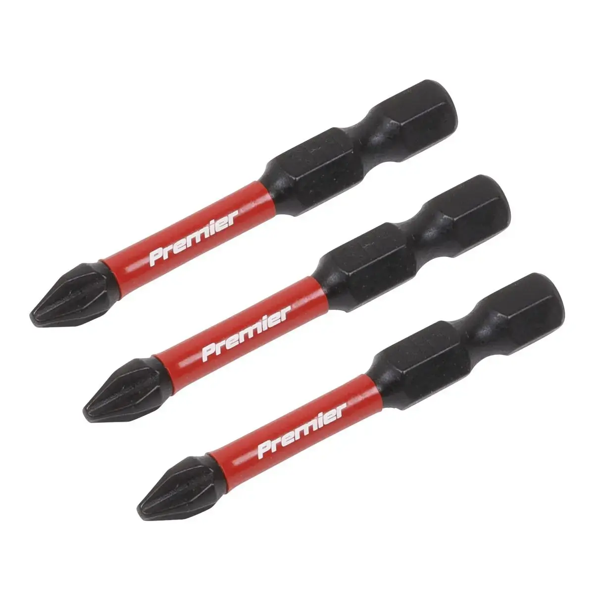 Sealey Premier Phillips #2 Impact Power Tool Bits 50Mm - 3Pc 2