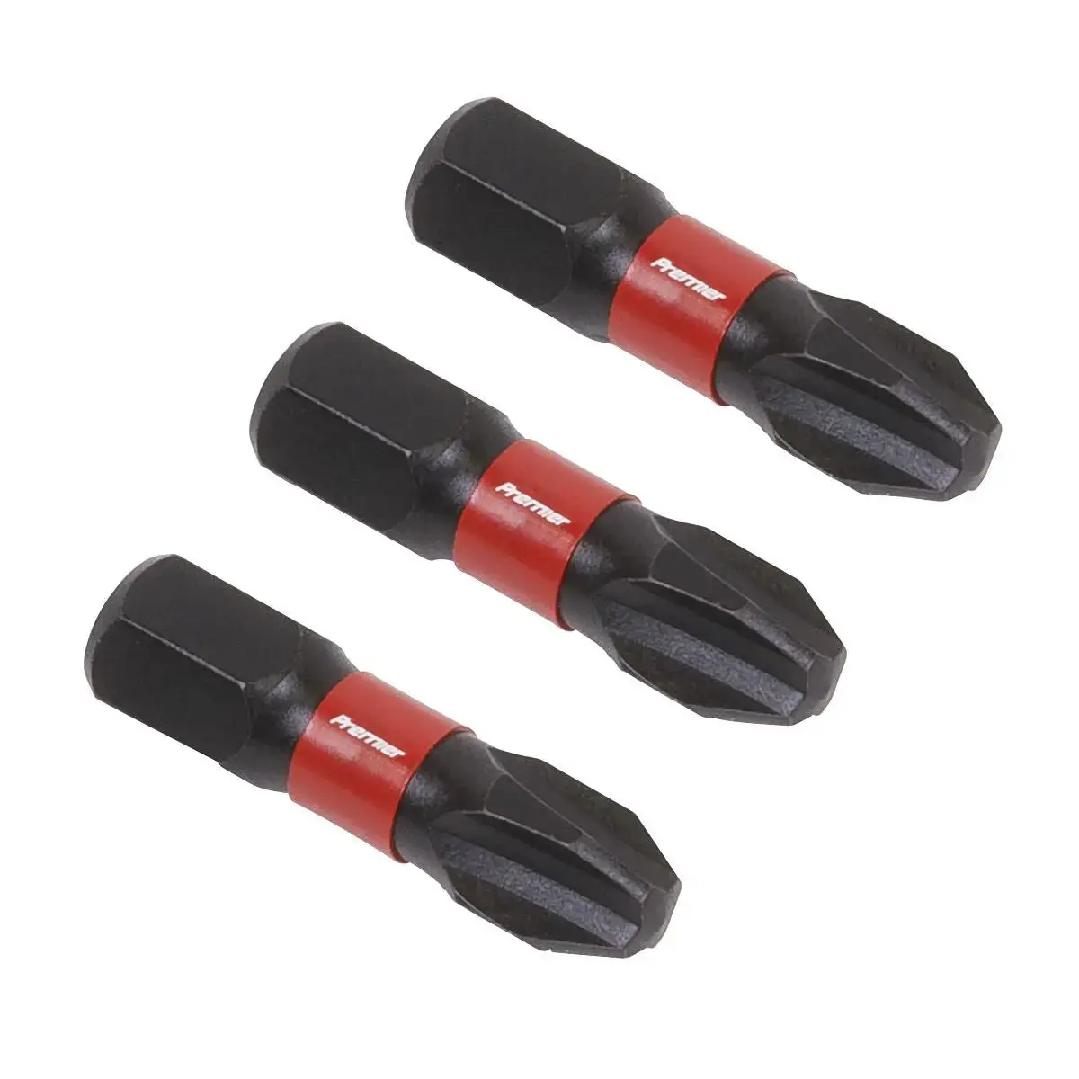 Sealey Premier Phillips #3 Impact Power Tool Bits 25Mm - 3Pc 1