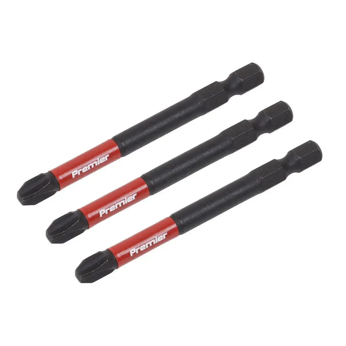 Sealey Premier Phillips #3 Impact Power Tool Bits 75Mm - 3Pc 2
