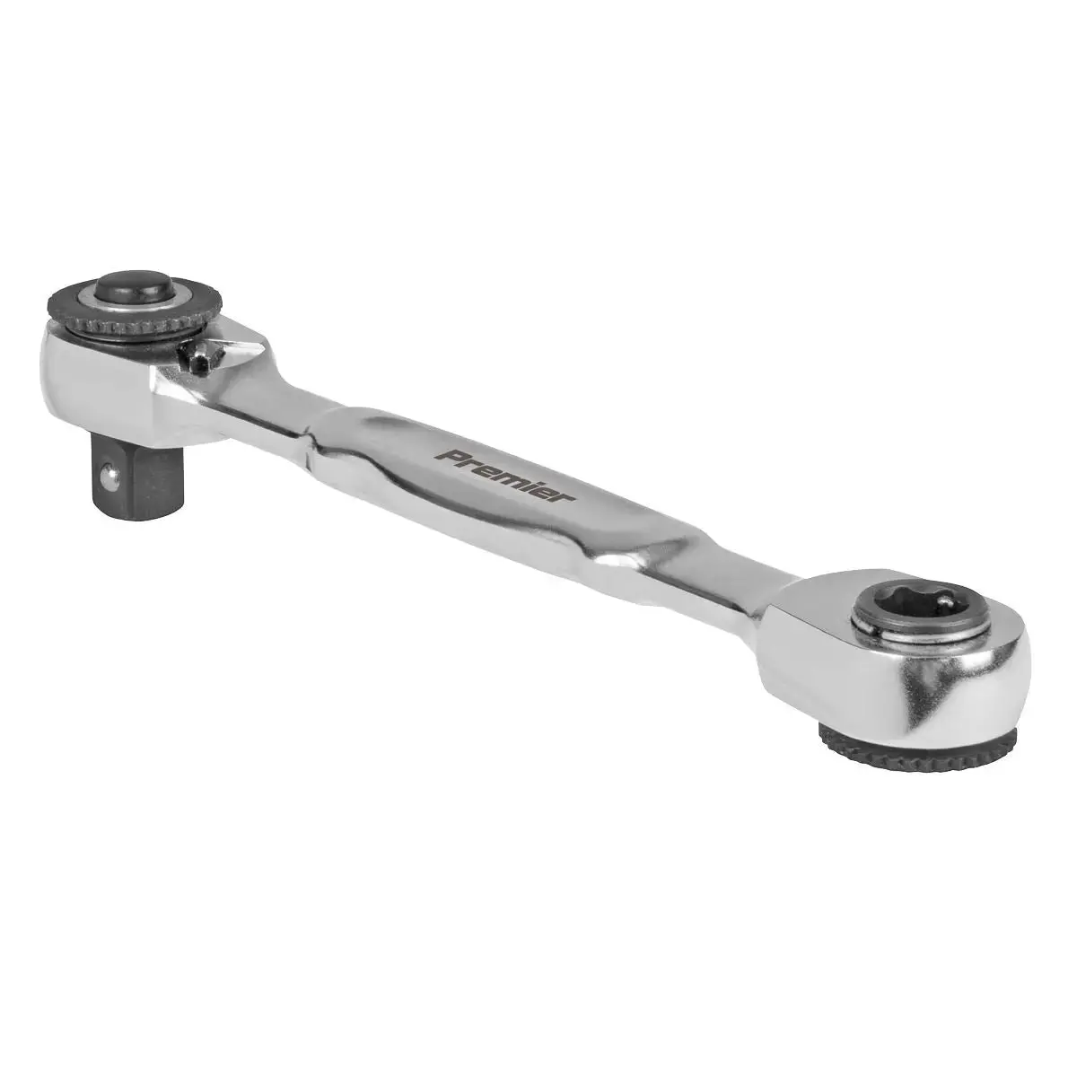 Sealey Premier Platinum Micro Ratchet Bit Driver & Wrench 1/4"Sq & 1/4"Hex Drive 1