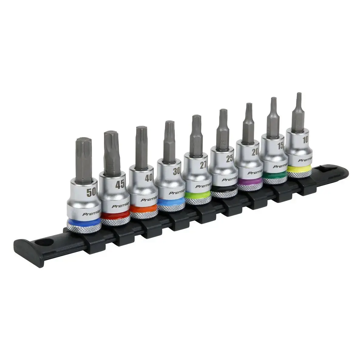 Sealey Premier Platinum Trx-Star* Socket Bit Set 9Pc 3/8"Sq Drive  - Premier Platinum 1