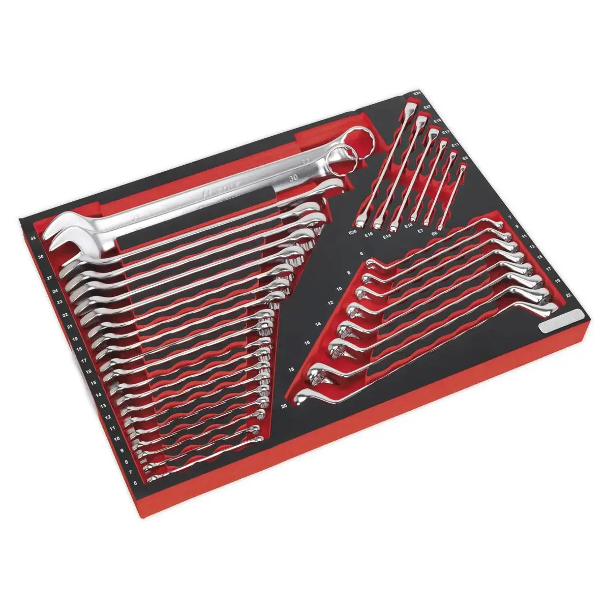 Sealey Premier Platinum Tool Tray With Spanner Set 35Pc 1