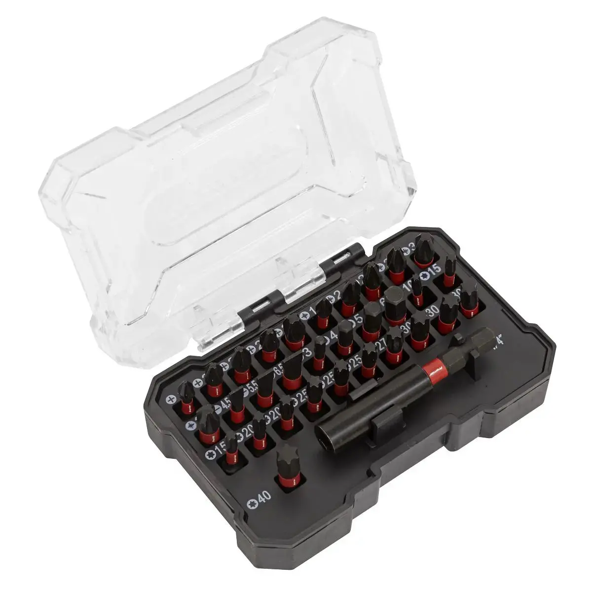 Sealey Premier Power Tool Bit Set 32Pc Impact Grade 1