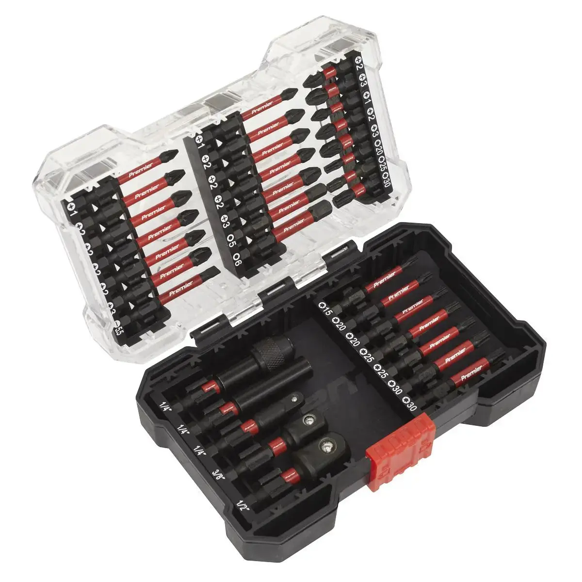 Sealey Premier Power Tool Bit Set 34Pc Impact Grade 1