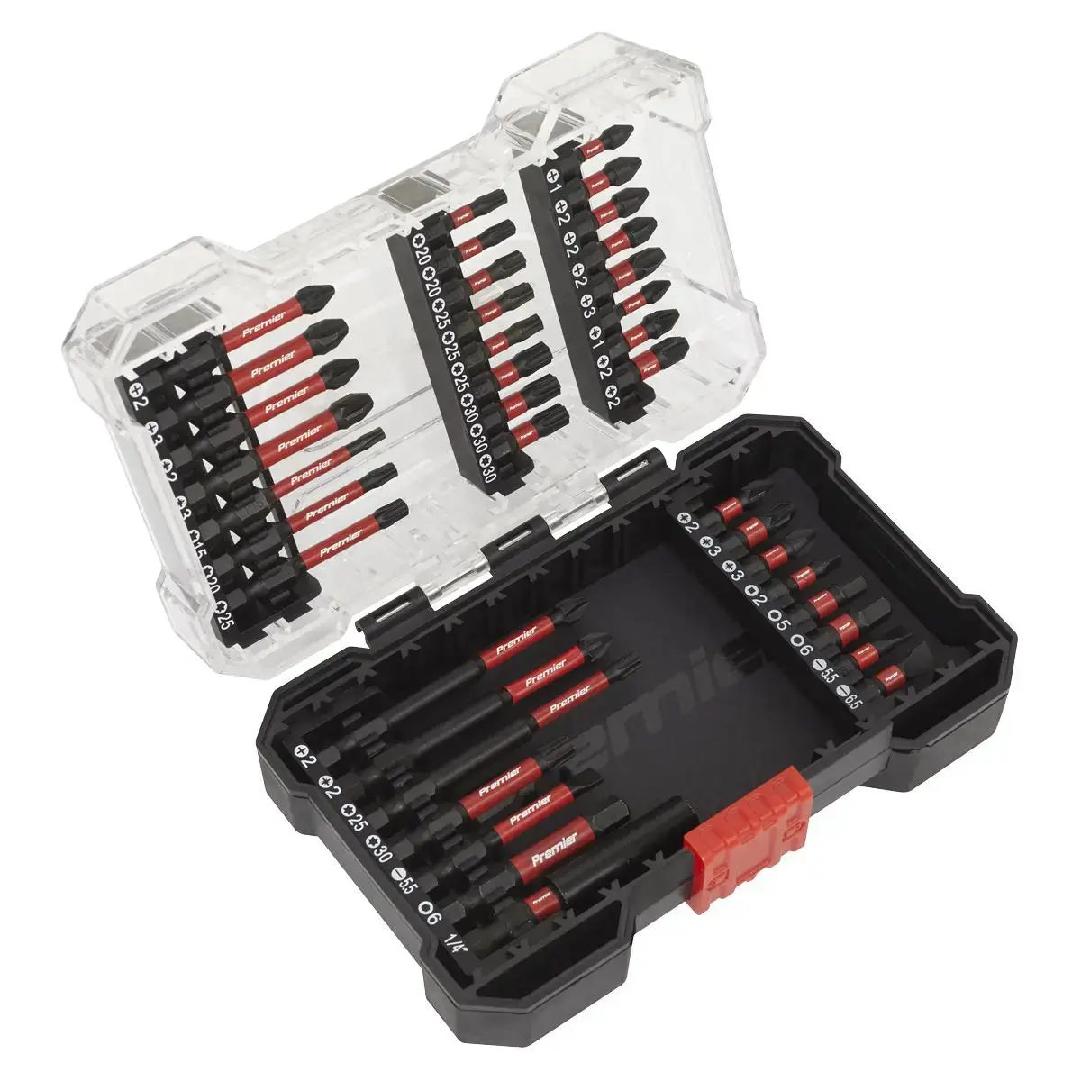 Sealey Premier Power Tool Bit Set 38Pc Impact Grade 1