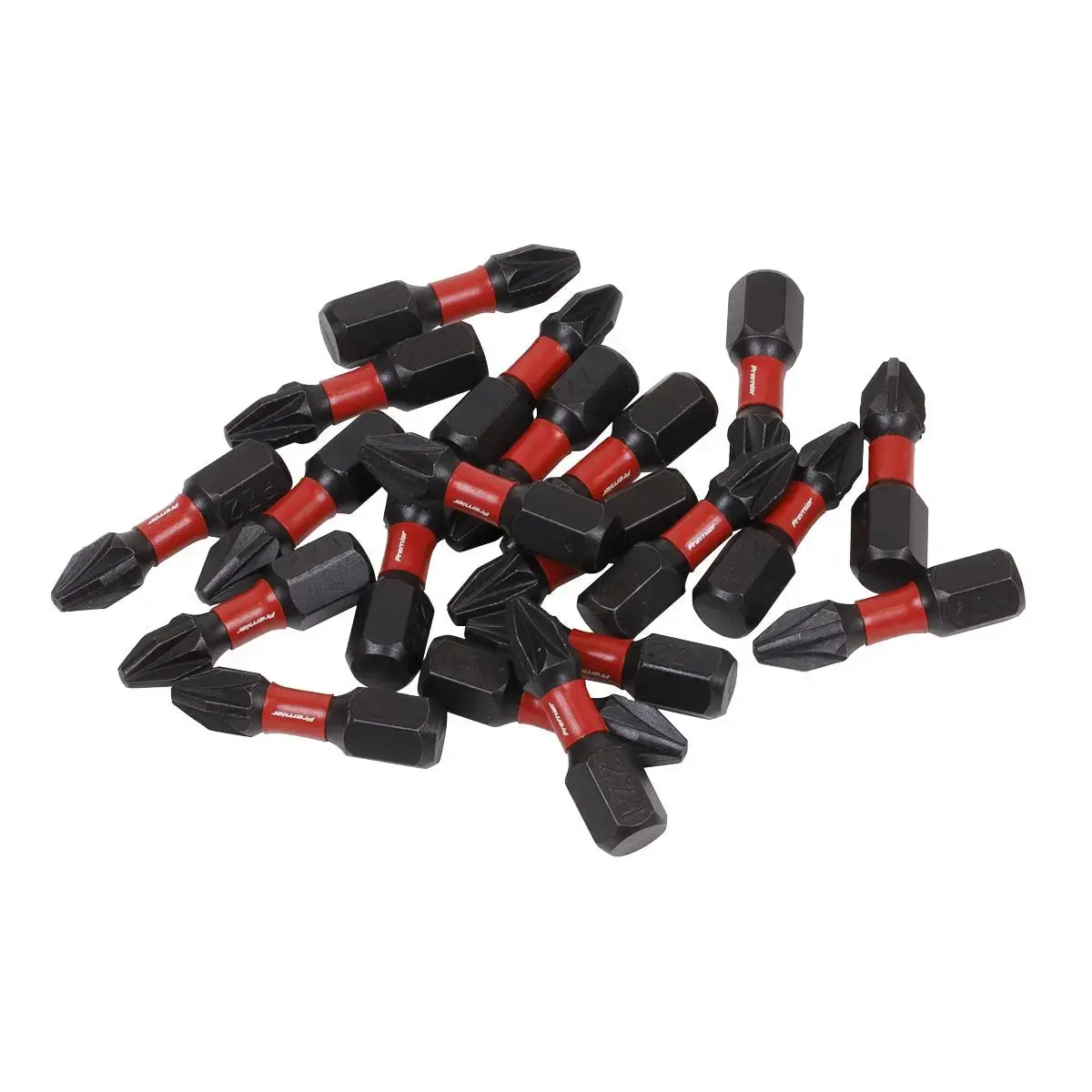 Sealey Premier Pozi #2 Impact Power Tool Bits 25Mm - 20Pc 1
