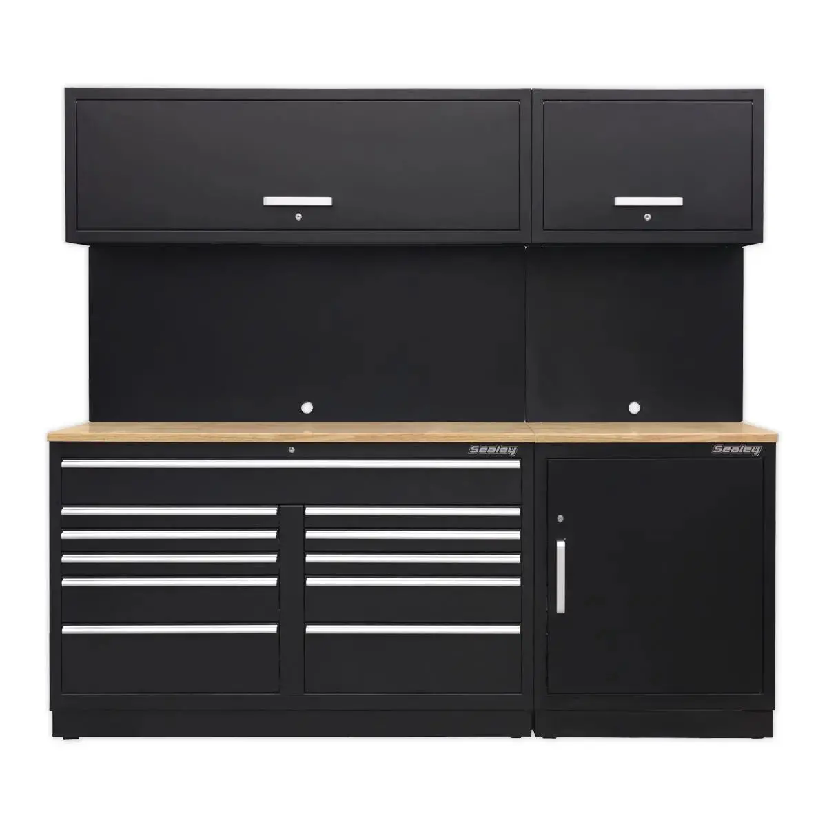 Sealey Premier Premier 2.3M Storage System - Oak Worktop 1