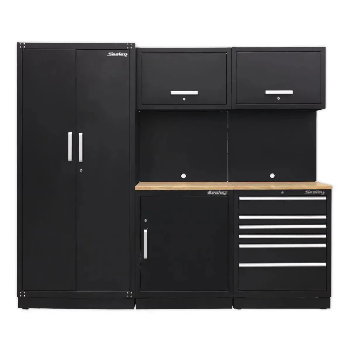Sealey Premier Premier 2.5M Storage System - Oak Worktop 1