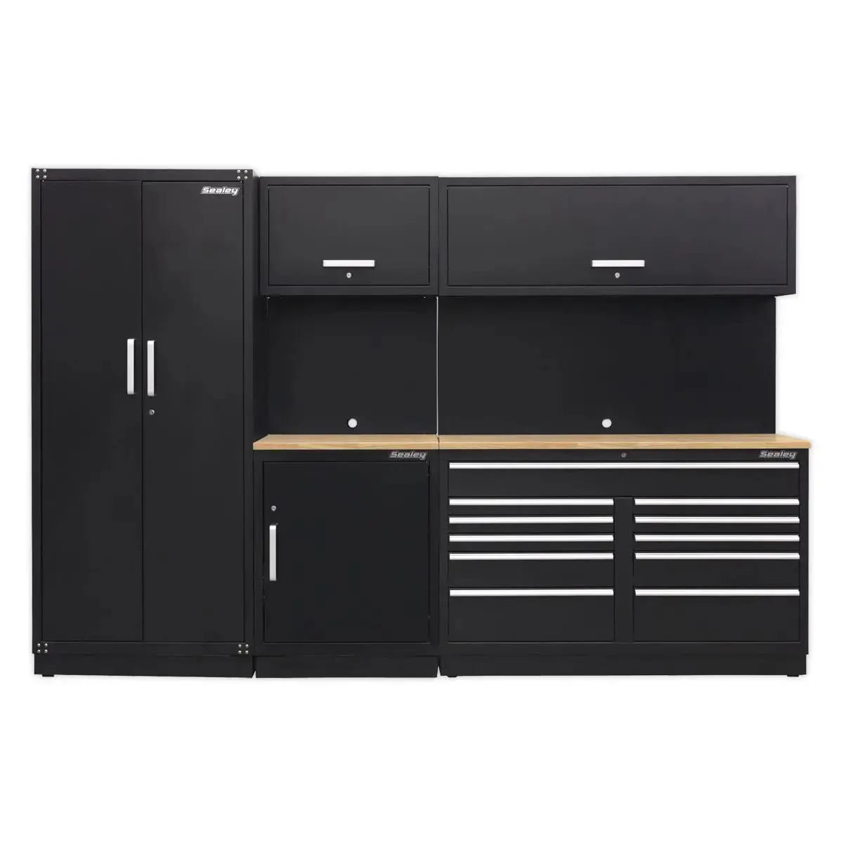 Sealey Premier Premier 3.3M Storage System - Oak Worktop 1