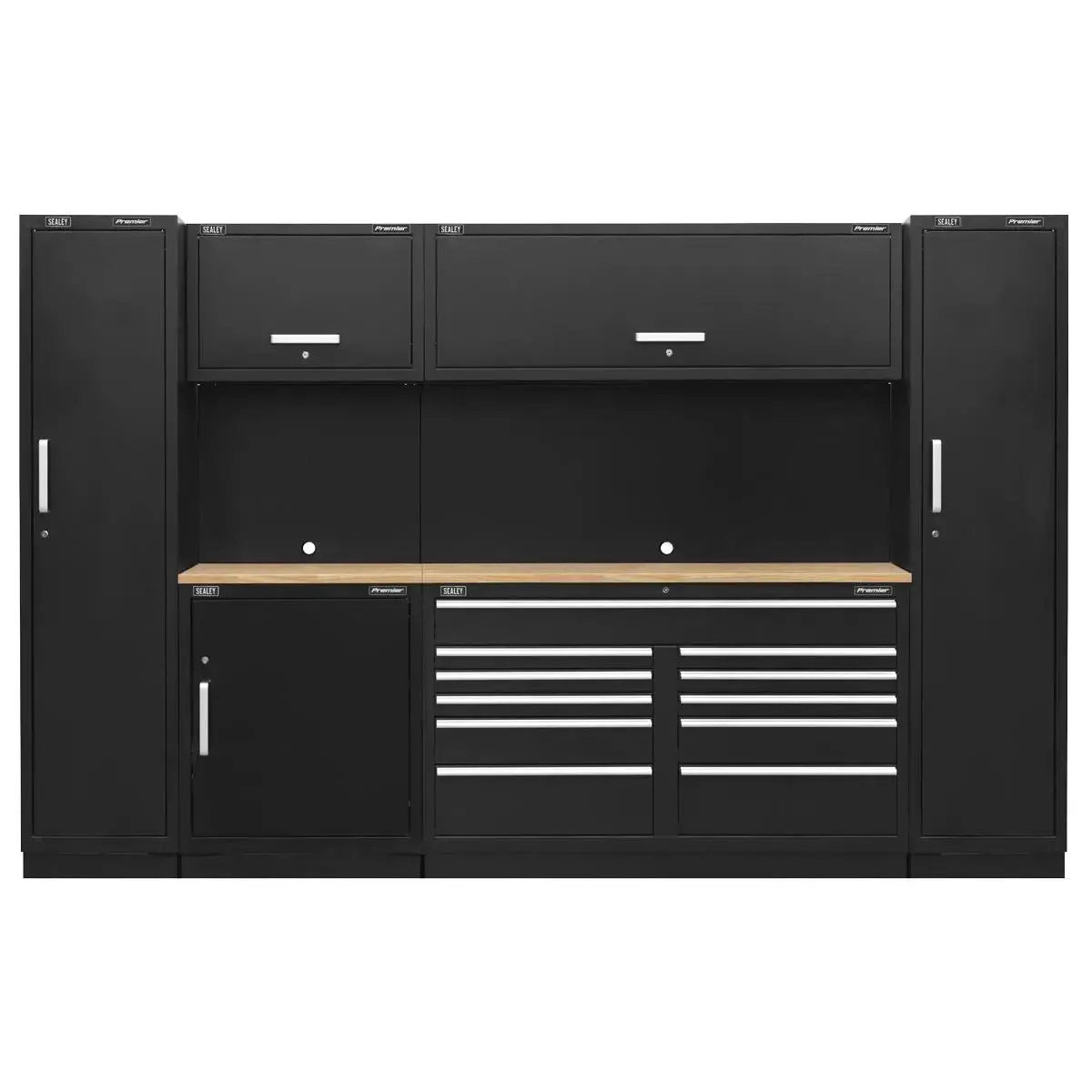 Sealey Premier Premier 3.55M Storage System - Pressed Wood Worktop 1