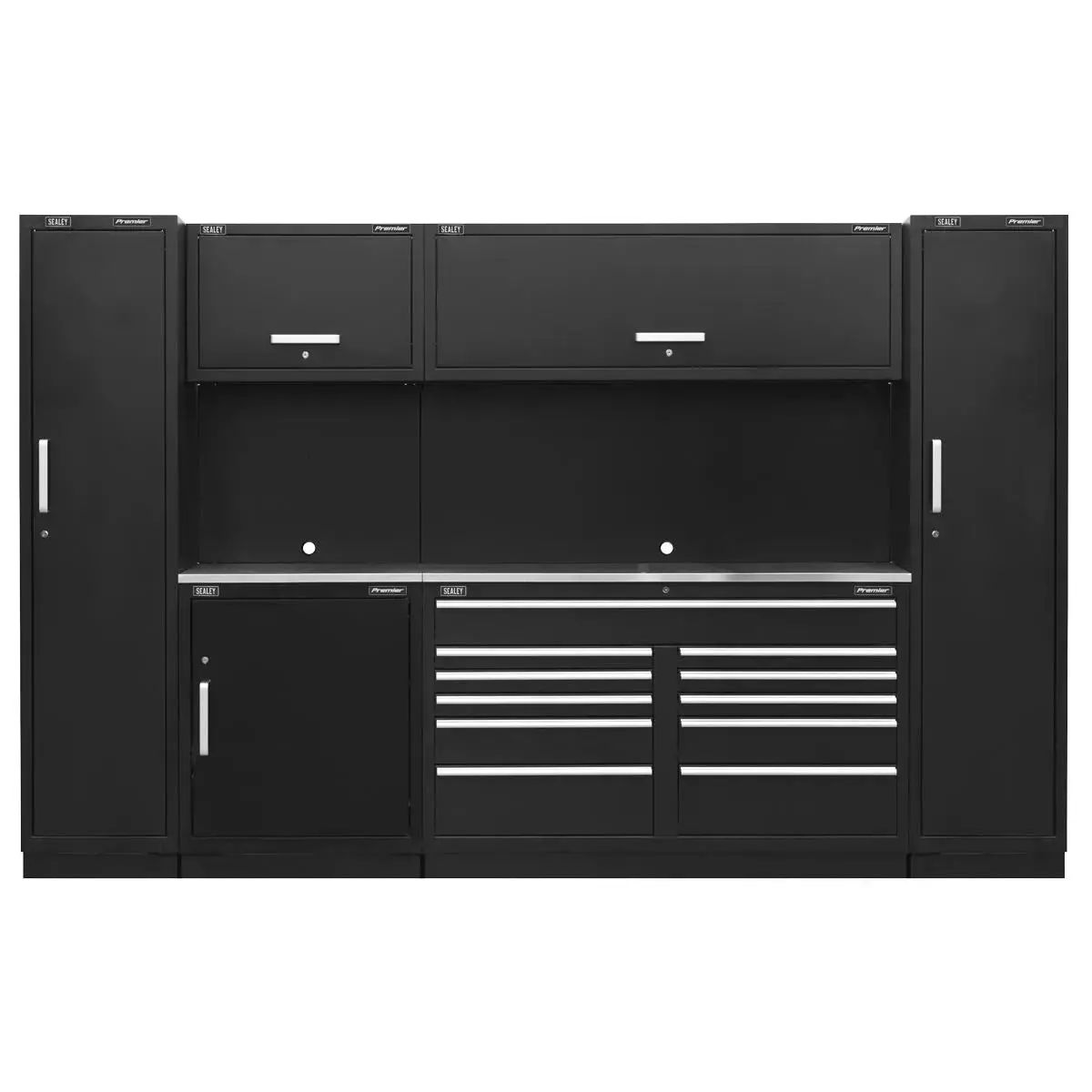 Sealey Premier Premier 3.55M Storage System - Stainless Worktop 1