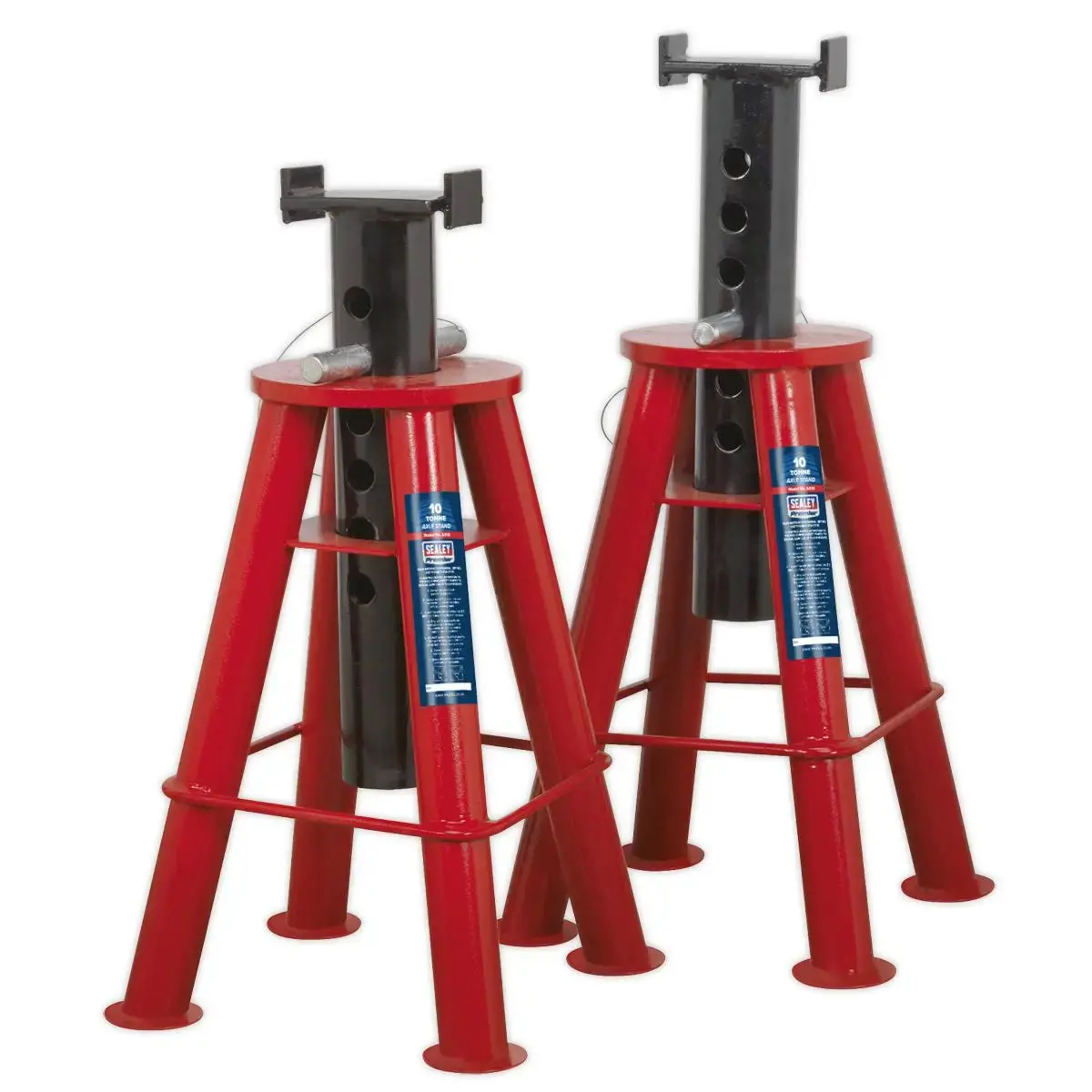 Sealey Premier Premier Axle Stands (Pair) 10 Tonne Capacity Per Stand 1