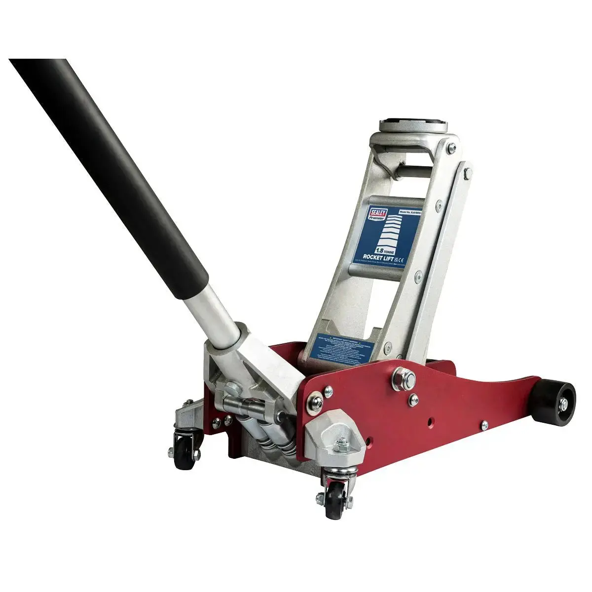Sealey Premier Premier Low Profile Aluminium Trolley Jack With Rocket Lift 1.8 Tonne 1