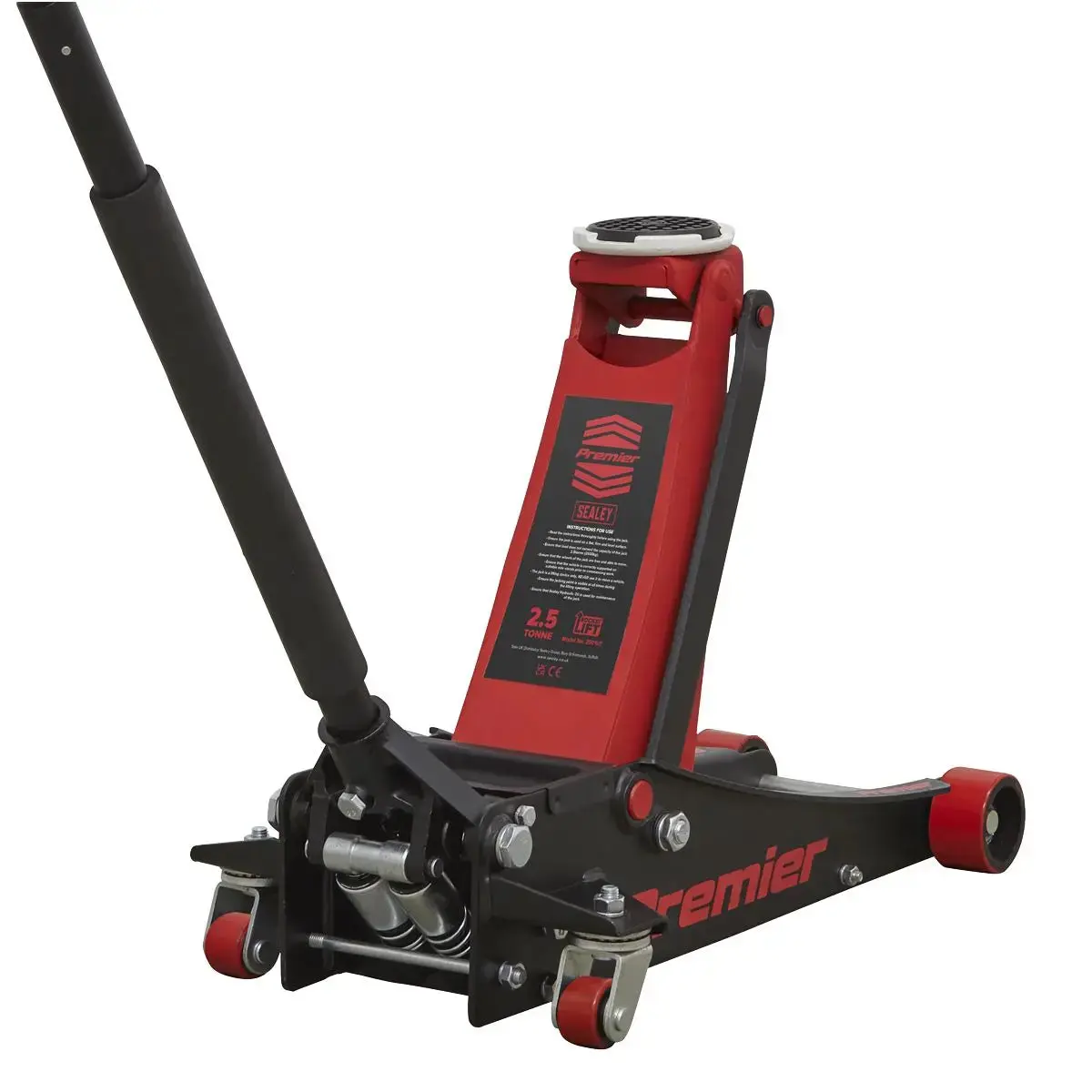 Sealey Premier Premier Low Profile With Rocket Lift Trolley Jack 2.5 Tonne 1