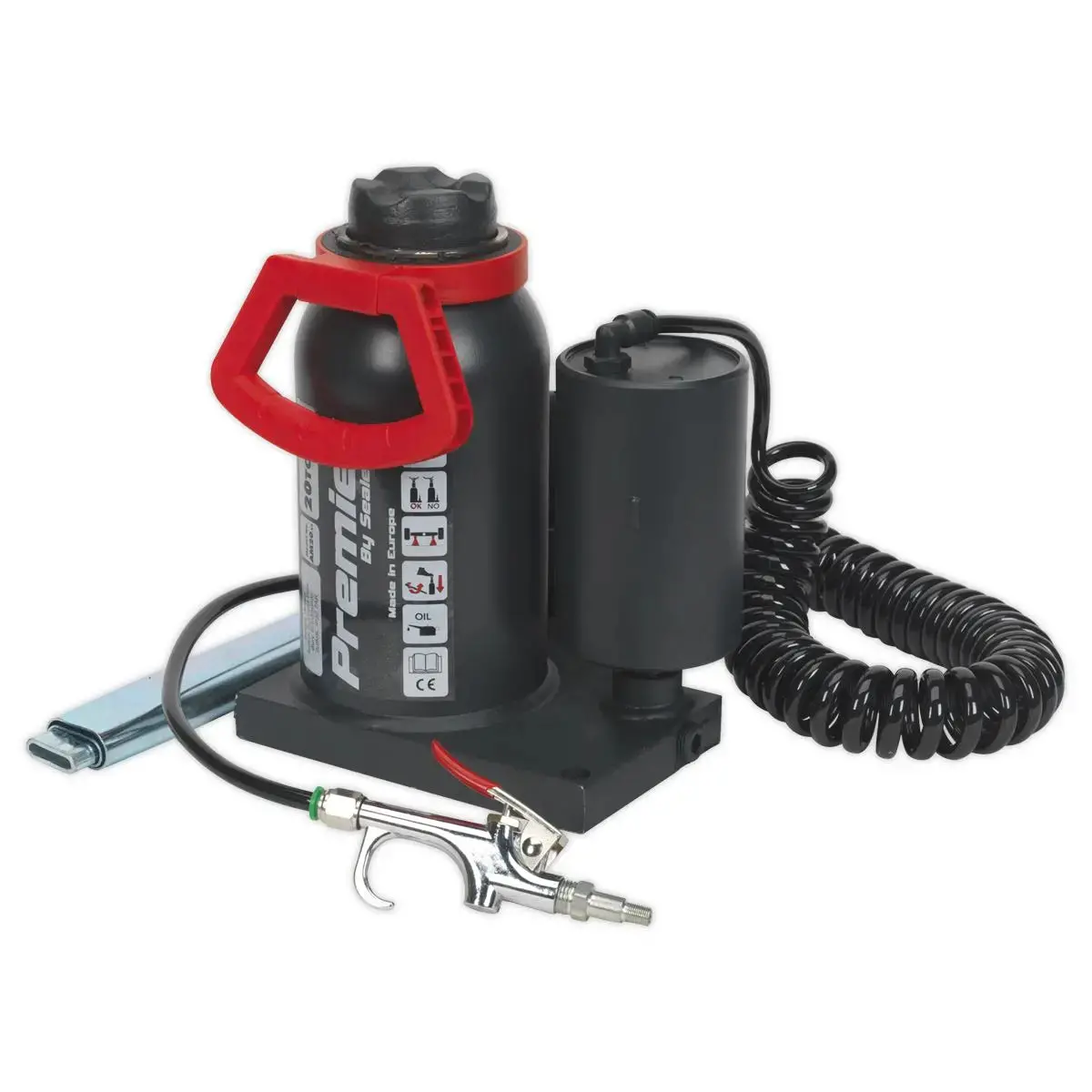 Sealey Premier Premier Manual/Air Hydraulic Bottle Jack 20 Tonne 1