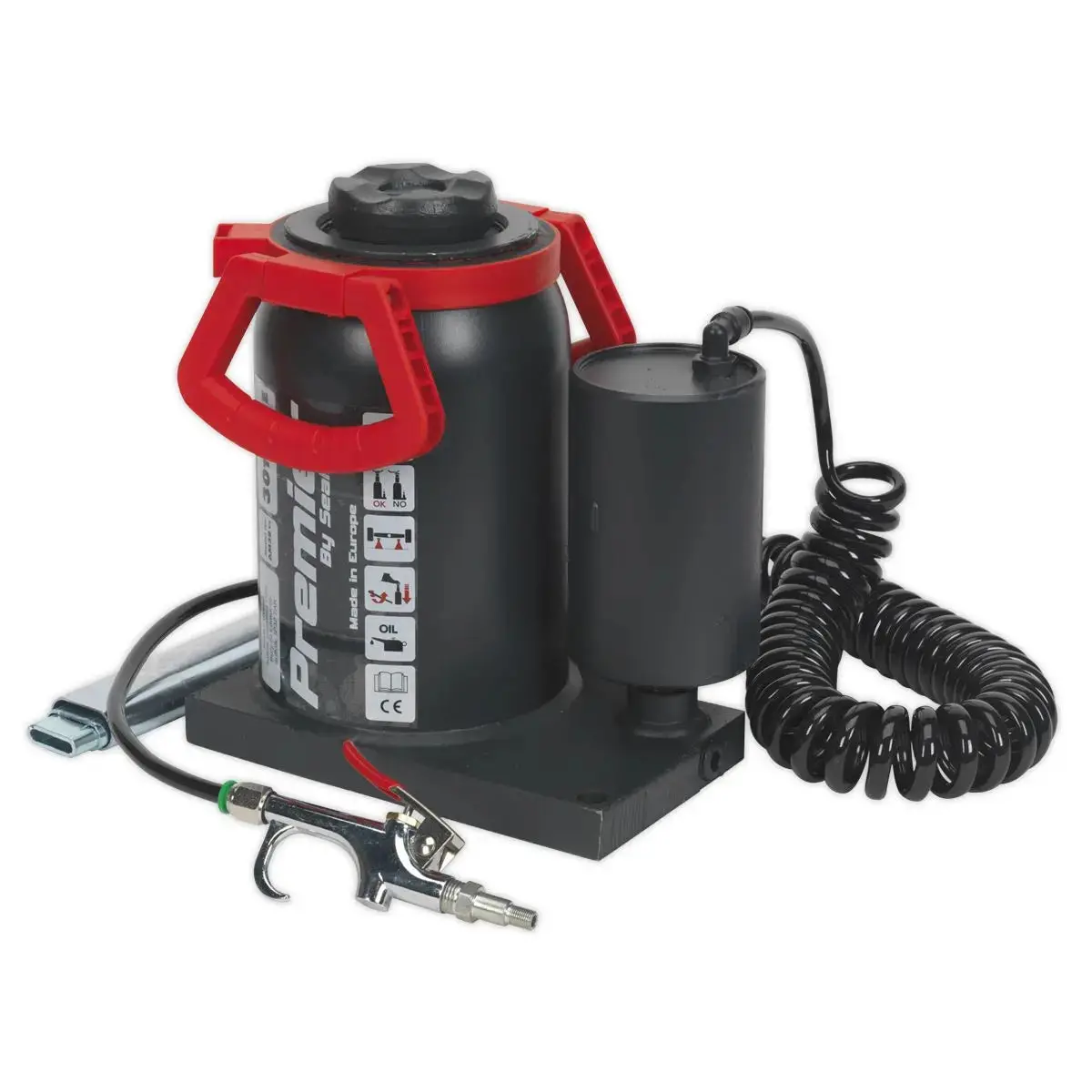 Sealey Premier Premier Manual/Air Hydraulic Bottle Jack 30 Tonne 1
