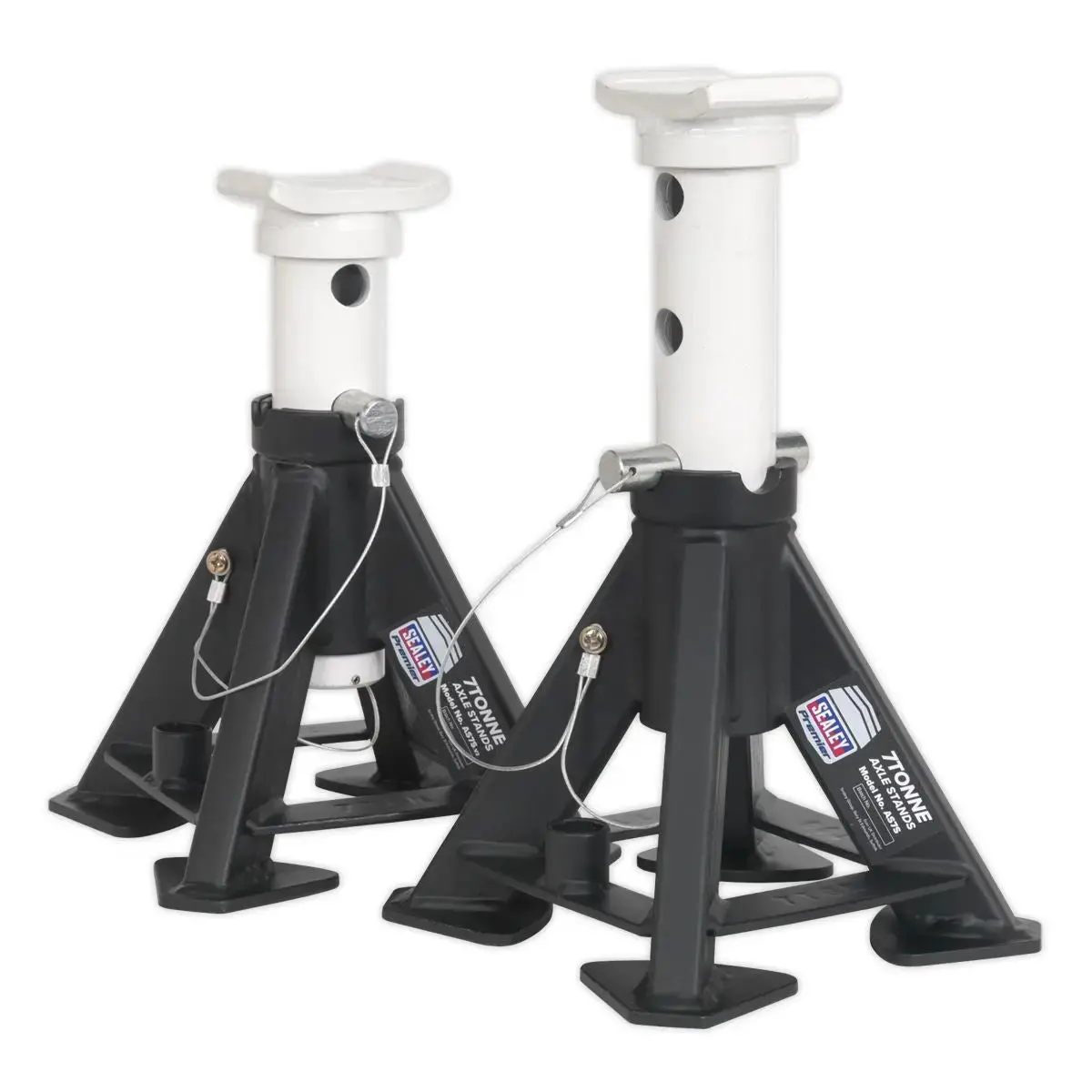 Sealey Premier Premier Short Axle Stands (Pair) 7 Tonne Capacity Per Stand 1