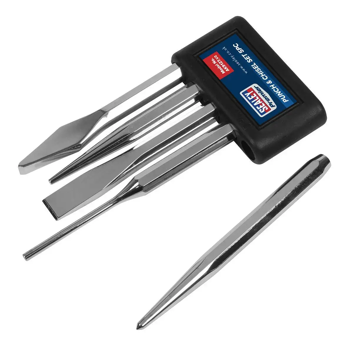 Sealey Premier Punch & Chisel Set 5Pc 1
