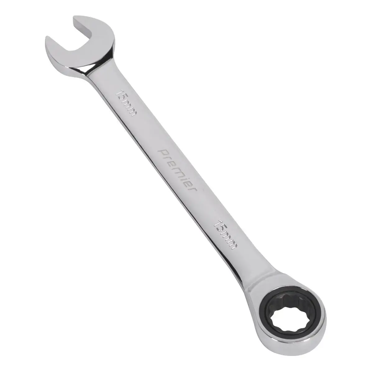Sealey Premier Ratchet Combination Spanner 15Mm 1