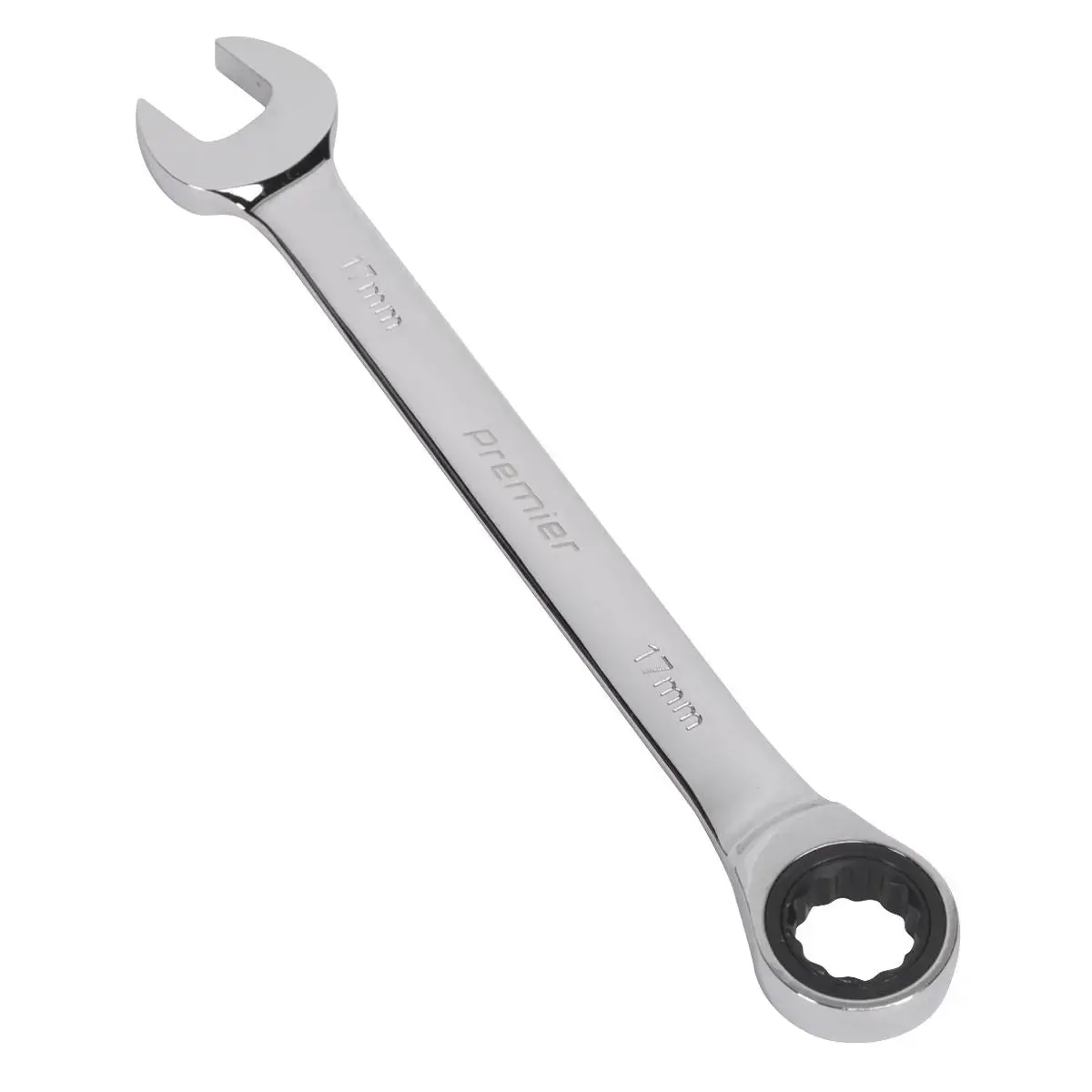 Sealey Premier Ratchet Combination Spanner 17Mm 1