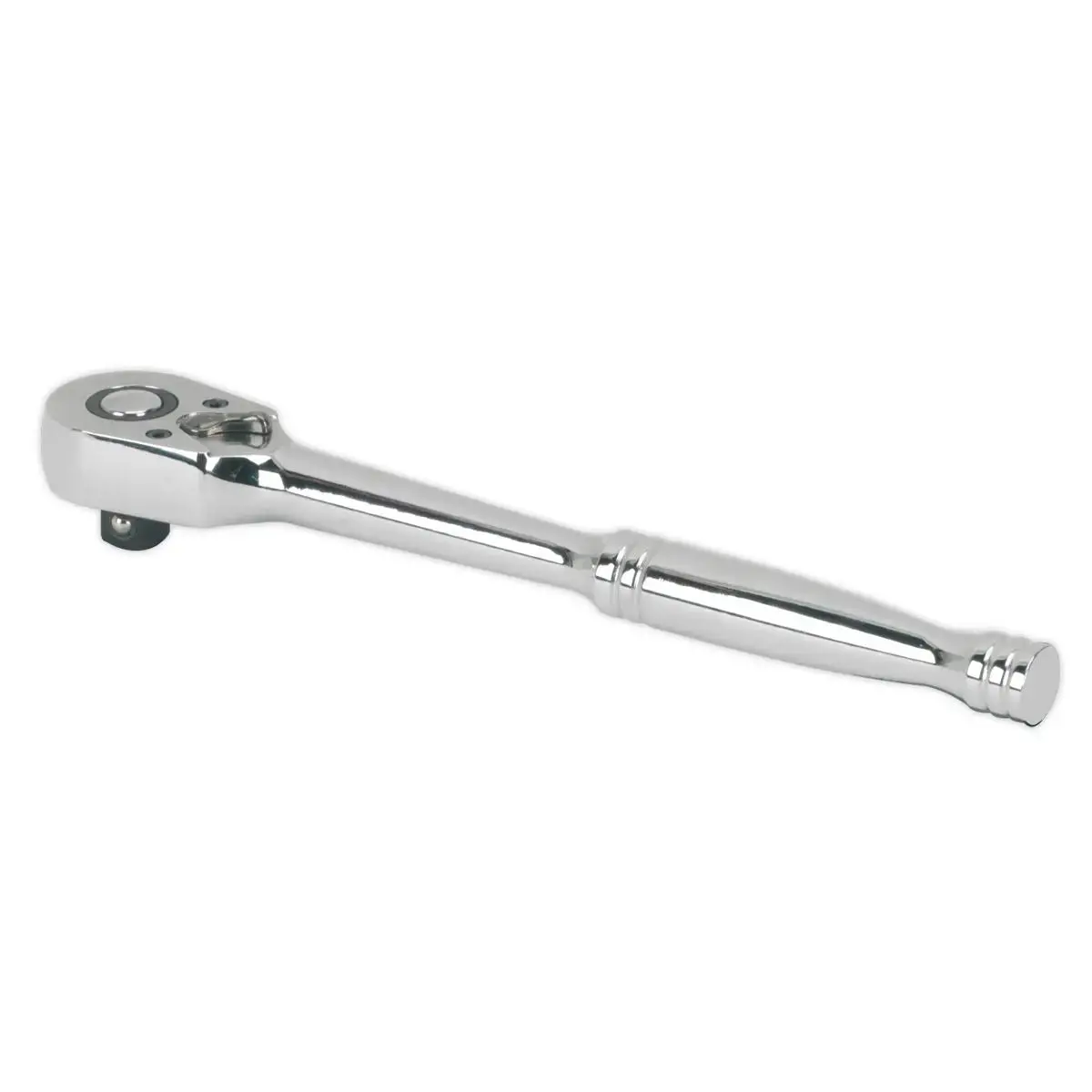 Sealey Premier Ratchet Wrench 1/4"Sq Drive Pear-Head Flip Reverse 1