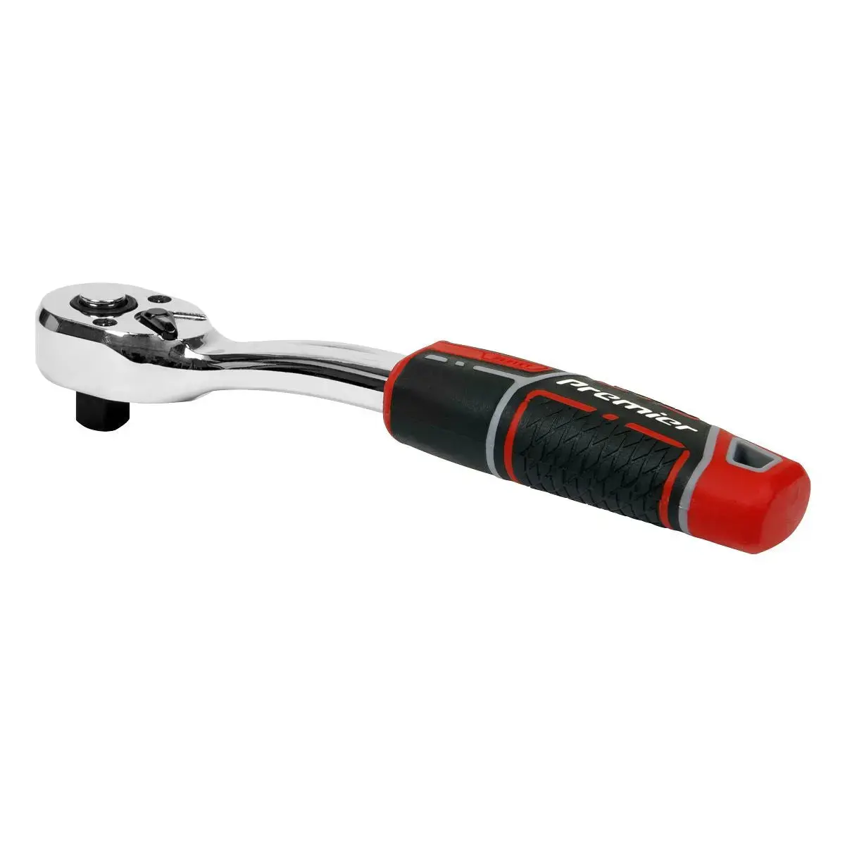 Sealey Premier Ratchet Wrench 3/8"Sq Drive Offset Pear-Head With Flip Reverse 1