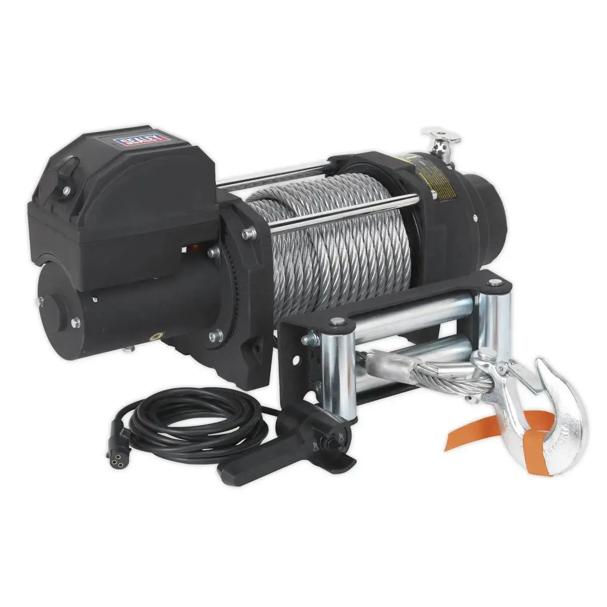 Sealey Premier Recovery Winch 8180Kg(18000Lb)Line Pull 12V Industrial 1
