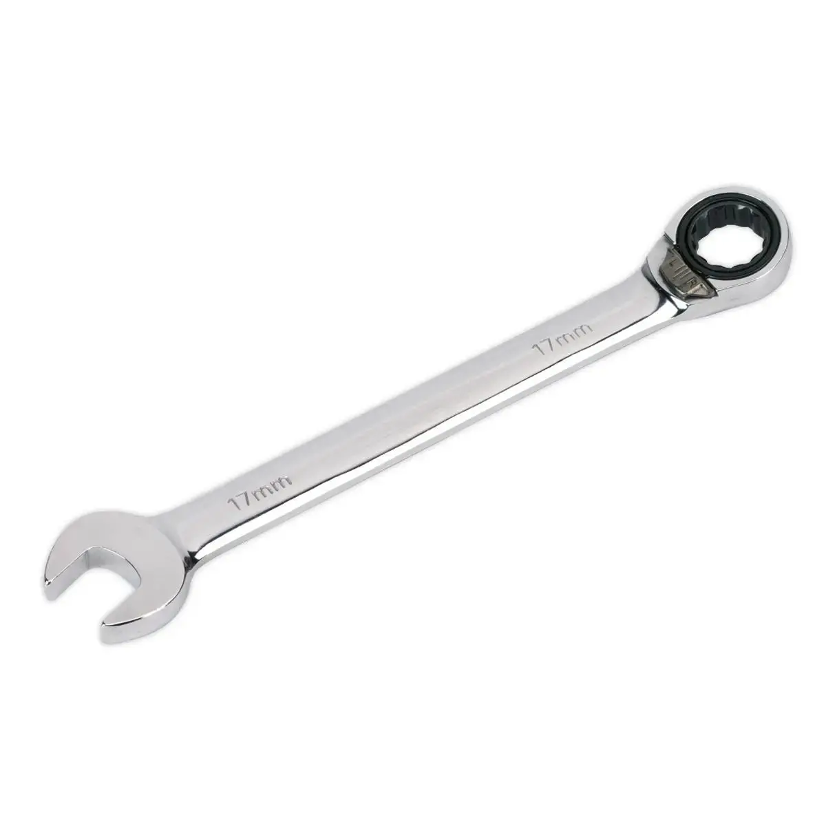 Sealey Premier Reversible Ratchet Combination Spanner 17Mm 1