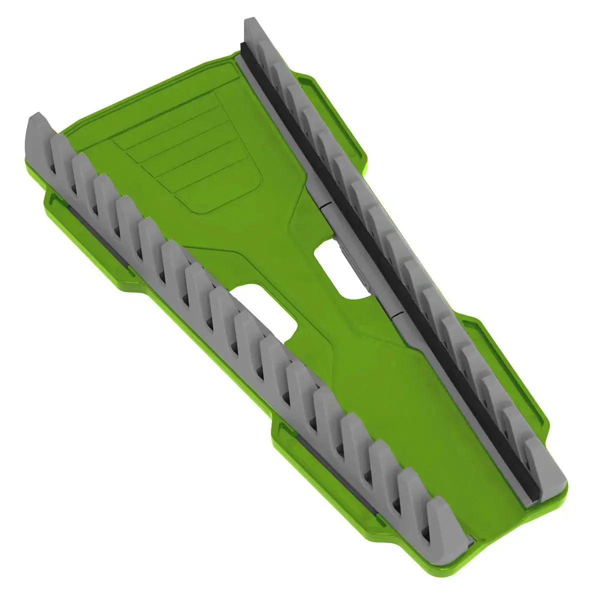 Sealey Premier Reversible Spanner Rack 16Pc Hi-Vis Green 1