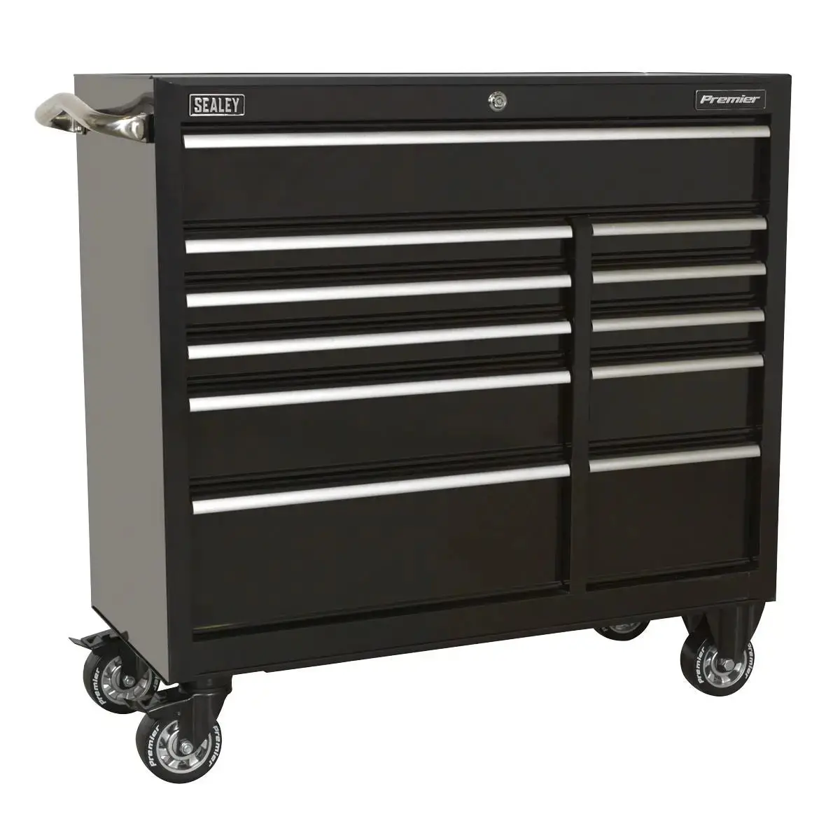 Sealey Premier Rollcab 11 Drawer 1055Mm Extra-Wide Heavy-Duty Black 1