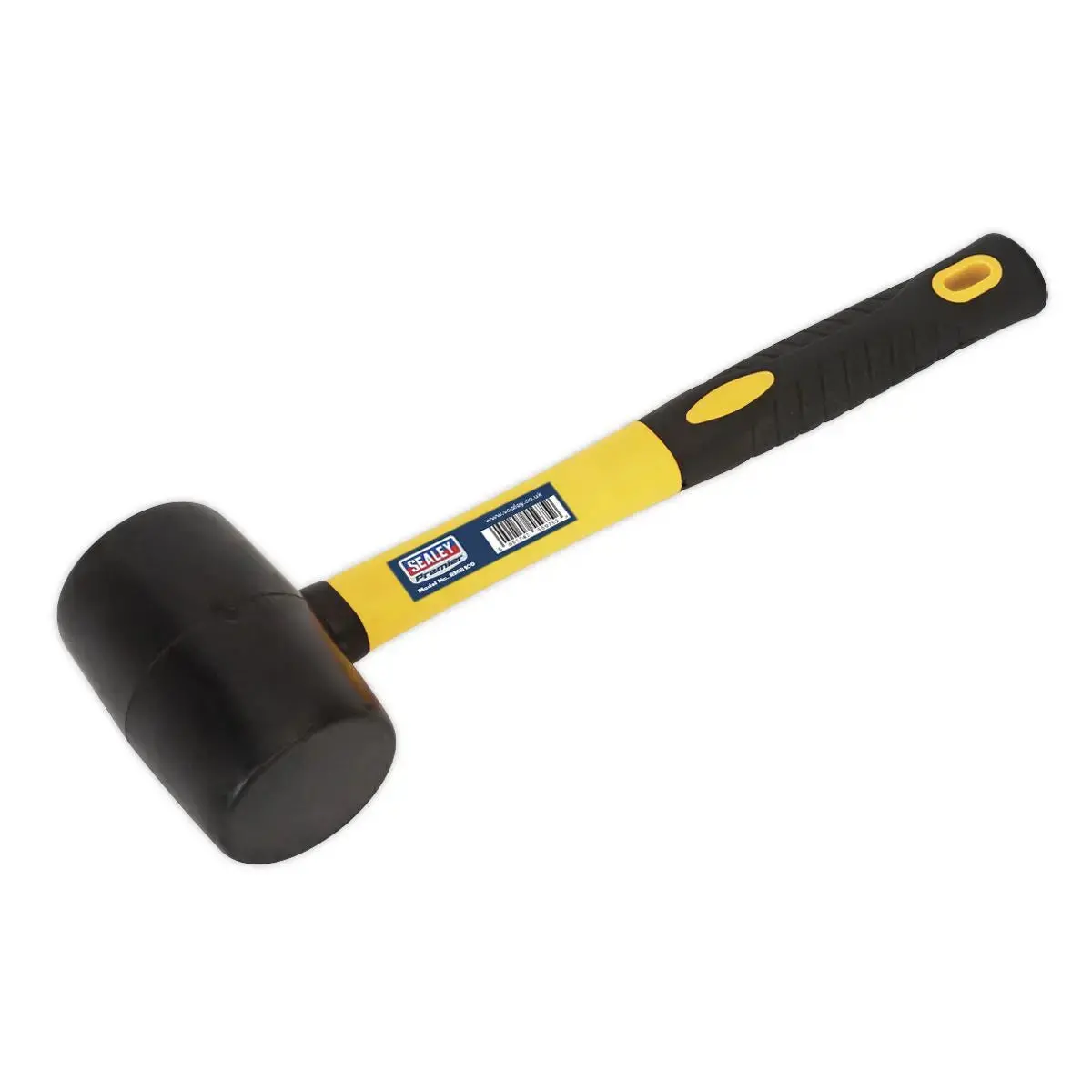 Sealey Premier Rubber Mallet 1Lb With Fibreglass Shaft 1